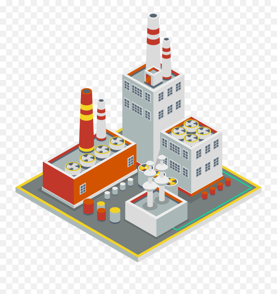 Power Station Electricity Electrical Substation Illustration - Electric Distribution Vector Png,Substation Icon