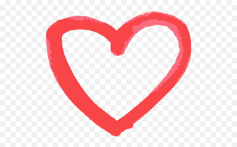 Hand Drawn Heart Vector Graphic Copy - Hand Drawn Red Heart Vector Png,Drawn Heart Png