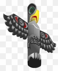 Totem Eagle Png Photo Arts - Cartoon,Totem Pole Png