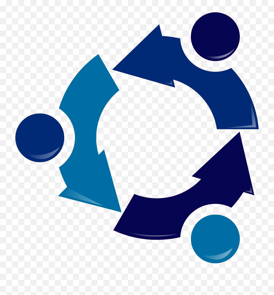 Free Recycle Logo Png Download Clip Art - Logo Ubuntu Linux,Blue Circle Logo