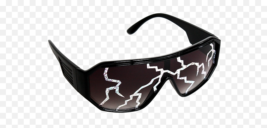Lightning Black - Lightning Glasses Png,Macho Man Png