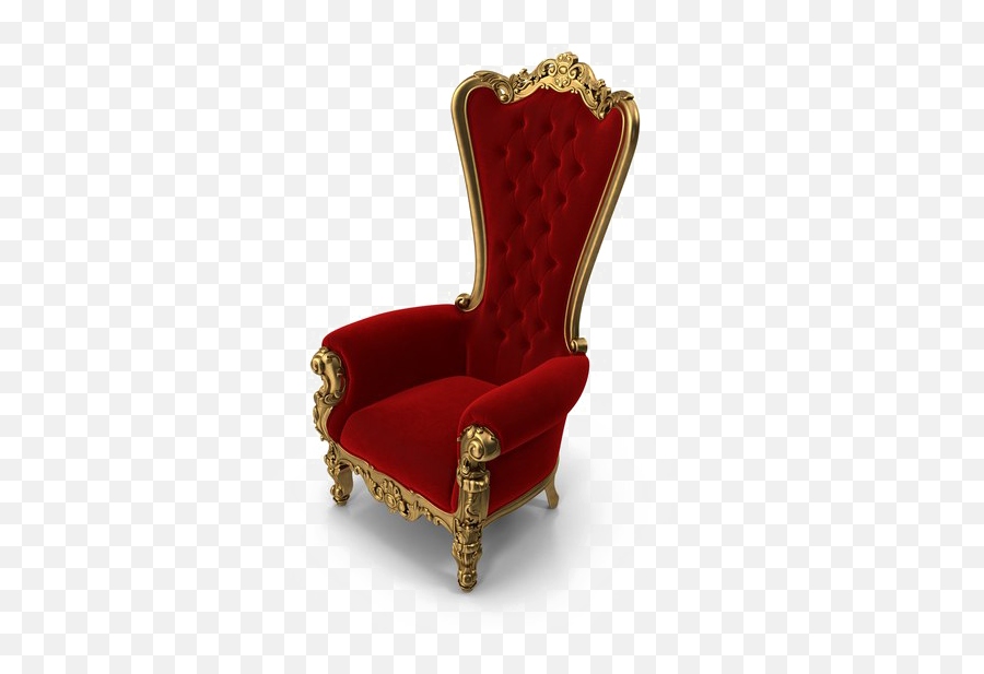 Lounge Chair Png Image Mart - Red Royal Chair Png,Throne Chair Png