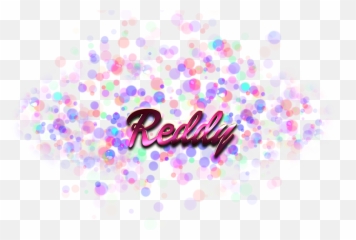 Reddy Name Logo Bokeh Png