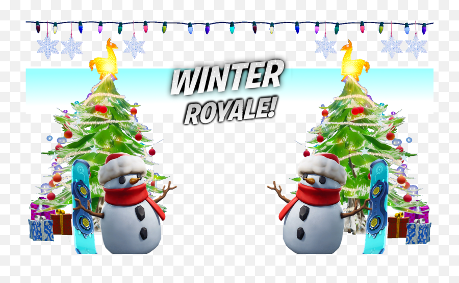 Concept For Winter Victory Royale December - January Christmas Tree Png,Victory Royale Transparent