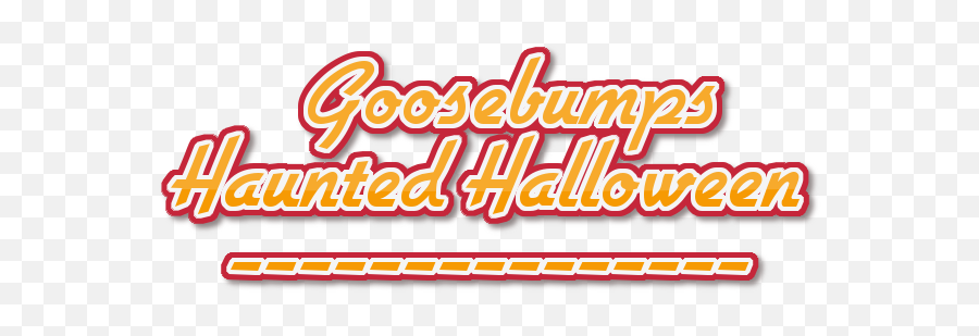 Goosebumps Haunted Halloween Logo Big - Goosebumps 2 Colorfulness Png,Halloween Logo