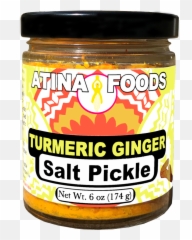 Turmeric Ginger Pickle U2014 Atinafoods - Chocolate Spread Png,Salt Png