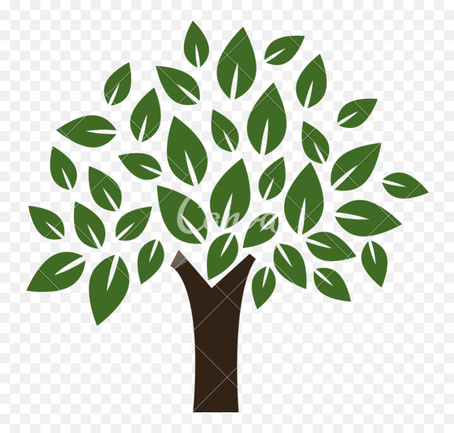 Green Tree Icon Or Symbol - Icons By Canva Illustration Png,Tree Icon Png