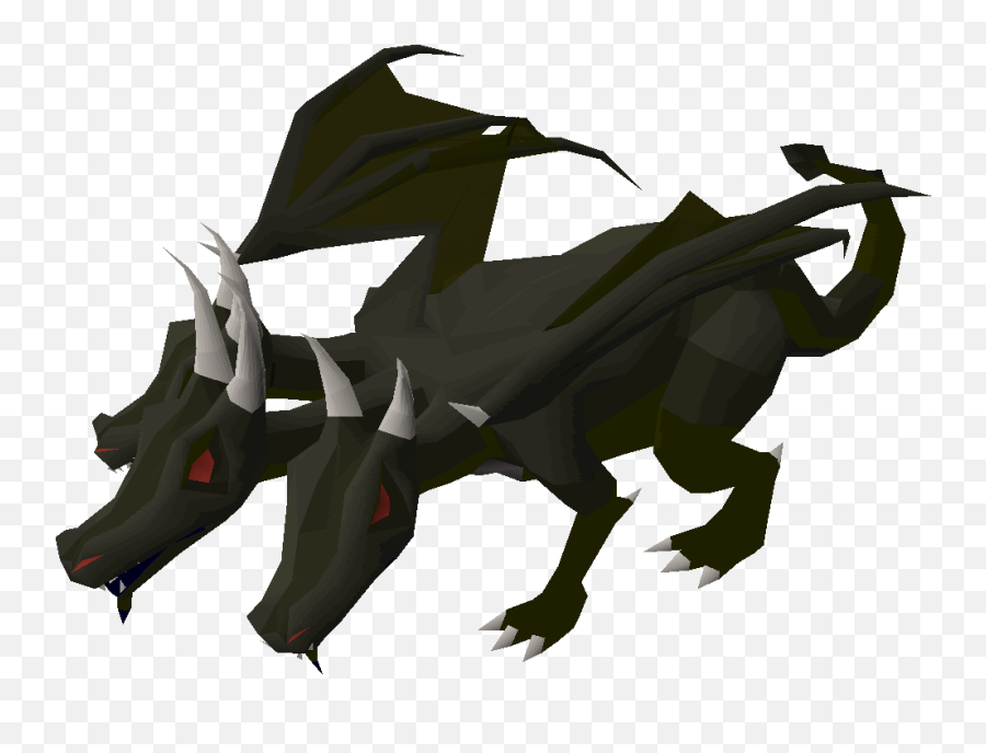 Osrs Black Demon Transparent Background - Runescape King Black Dragon Render Png,Demon Transparent Background