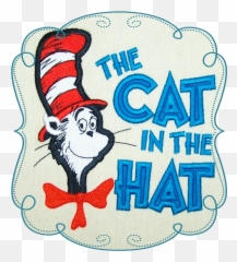 Free Dr Seuss Embroidery Designs - Applique png