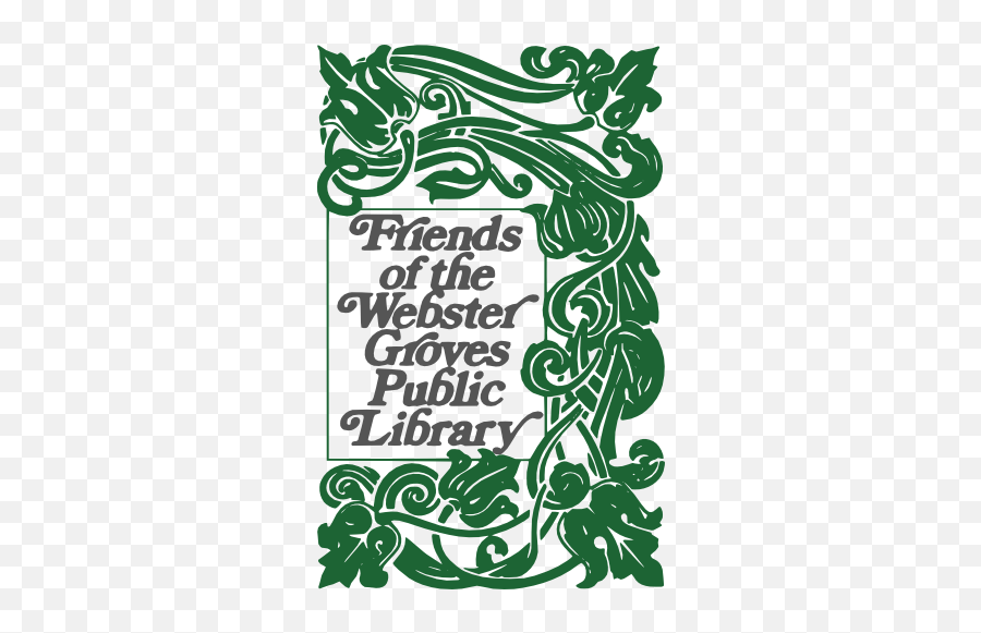Friends Of Wgpl U2013 Webster Groves Public Library - Illustration Png,Friends Logo Font