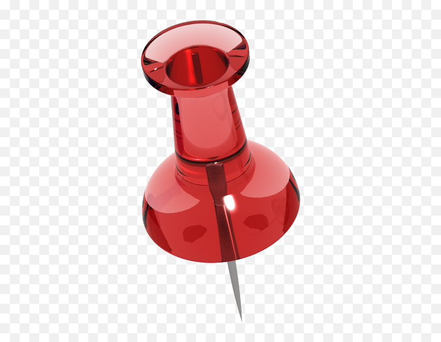 Red Transparent Push Pin - Push Pin Transparent Aesthetic Png,Push Pin Transparent