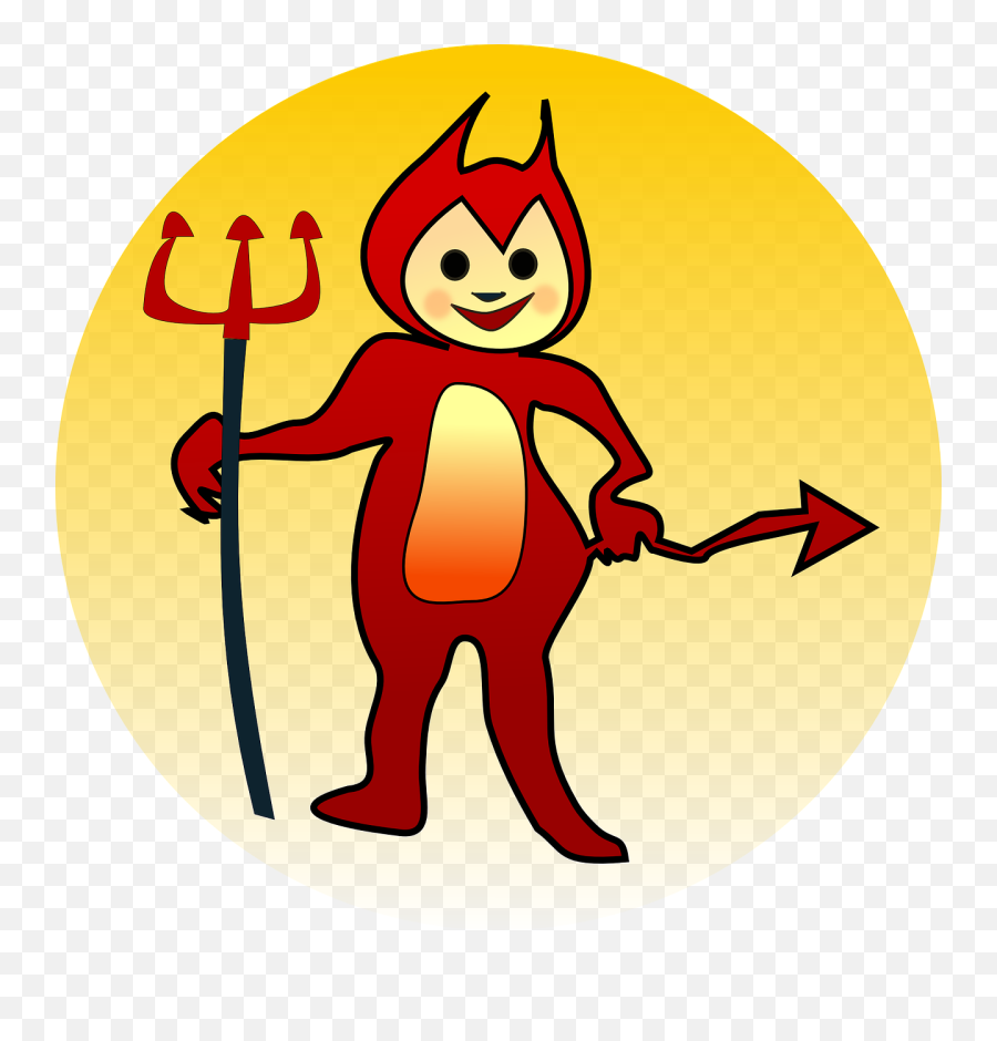 Devil Naughty Demon - Naughty Clipart Png,Trident Png