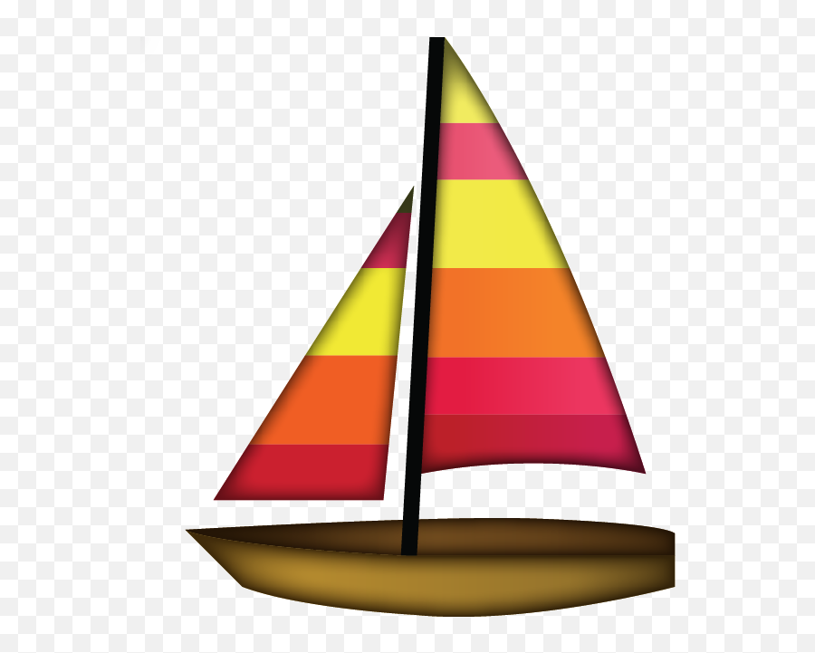 Clipart Boat Clear Background - Sailboat Emoji Png,Sailboat Transparent Background