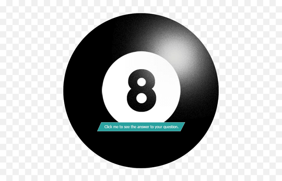 Magic Eight 8 Ball Game Ask Yesno Questions For Accurate - Logo Instagram Rond Noir Png,8 Ball Png