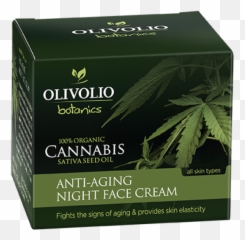 Olivolio Cannabis Oil Anti - Aging Night Face Cream 50 Ml Fl Oz Png,All Might Face Png