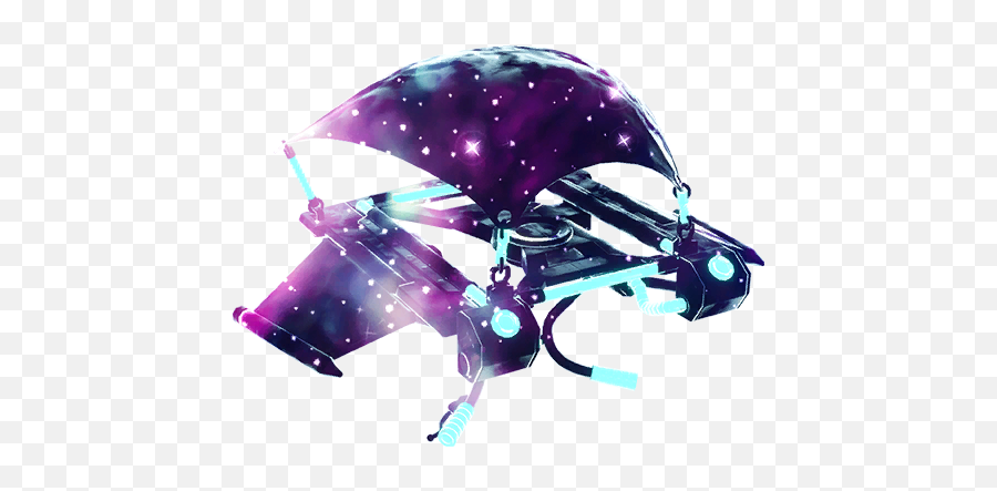Galaxy Skin To Get A New Glider Pickaxe And Back Bling - Discovery Glider Fortnite Png,Fortnite Pickaxe Png