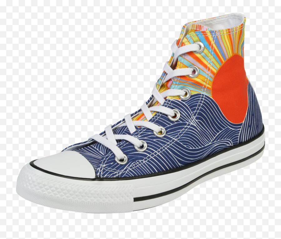 Converse Sneaker U0027chuck Taylor All Star Hiu0027 In Blau - Tenis All Star Com Salto Embutido Png,Converse Png