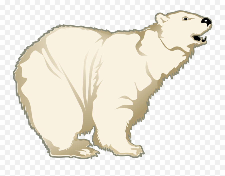 Polar Bear Clipart - Polar Bear Clipart Transparent Png,Polar Bear Transparent Background