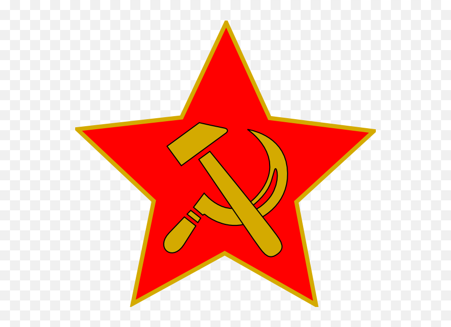 Communism Clip Art - Vector Clip Art Online Hammer And Sickle Art Png,Communist Flag Png