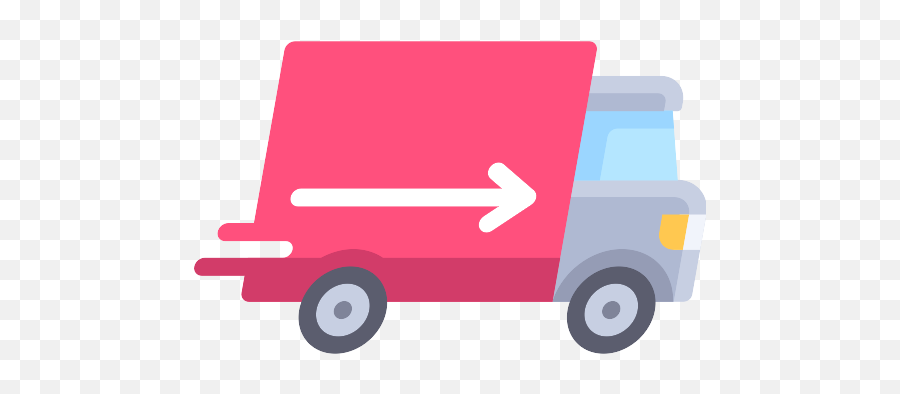 Fast Delivery Truck Png Icon - Pink Delivery Icon Png,Delivery Truck Png