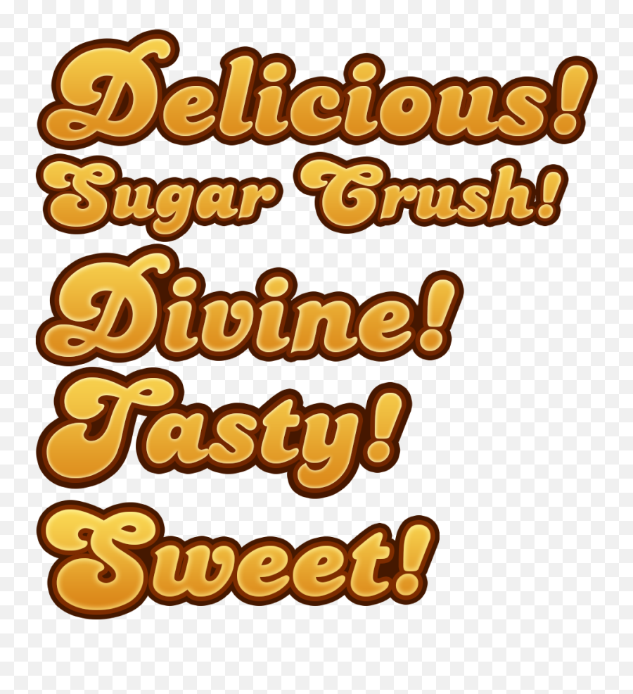 Candy Crush Saga Tasty Clipart - Candy Crush Saga Words Png,Candy Crush Logo