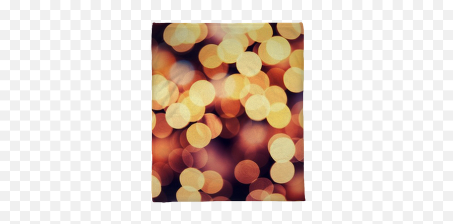 Red Golden Christmas Lights Background With Bokeh Plush Blanket U2022 Pixers - We Live To Change Dot Png,Christmas Lights Transparent Background