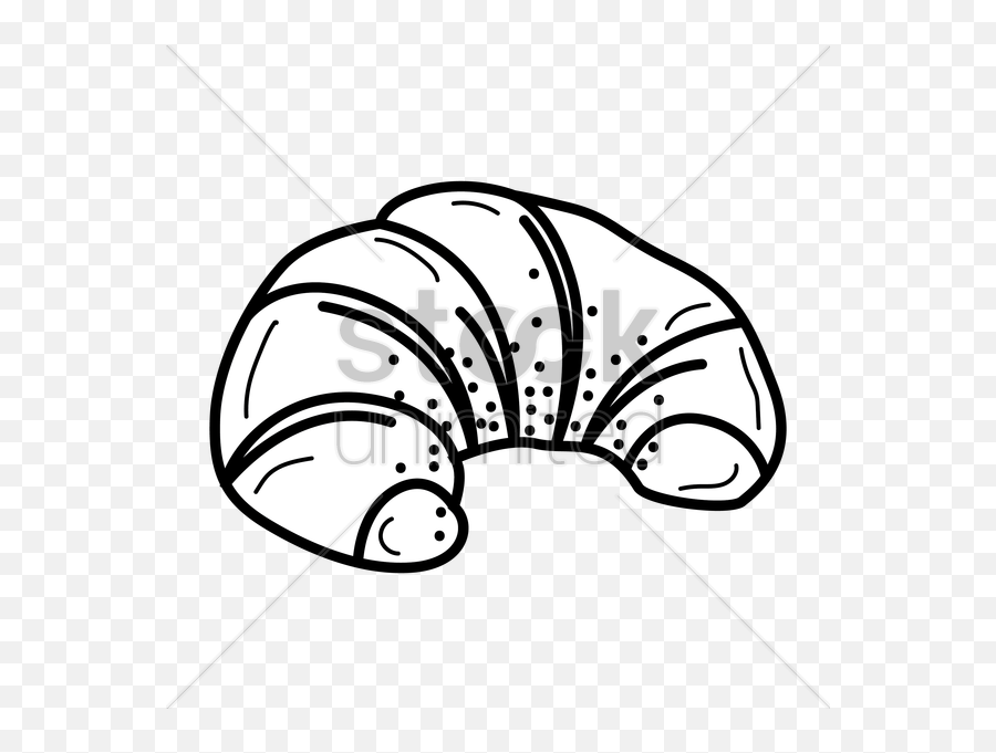 Download Croissant Black And White Clipart - Clip Art Png,Croissant Png