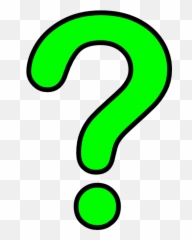 Moving Animated Question Marks - Green Clipart png