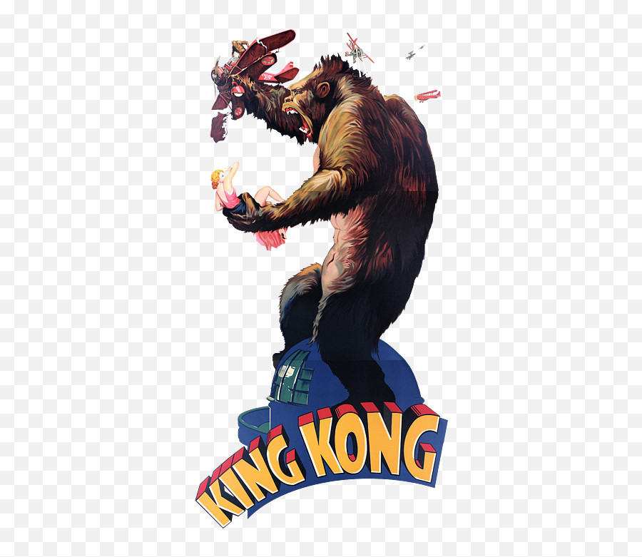 1920s King Kong Movie Poster Png Image - King Kong Poster 1933,Movie Poster Png