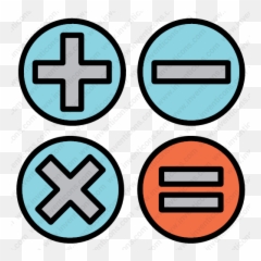 Download Math Symbols Vector Icon Inventicons - Horizontal png
