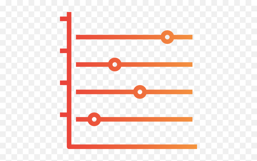 Horizontal Dot Line Graph Icon Of - Horizontal Png,Dot Line Png