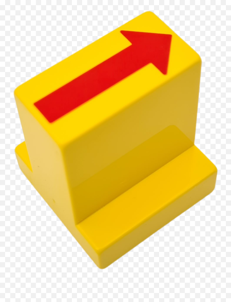 Details About Lego Duplo Train Brick With Red Straight Arrow Pattern Track Switching Co - Horizontal Png,Train Track Png