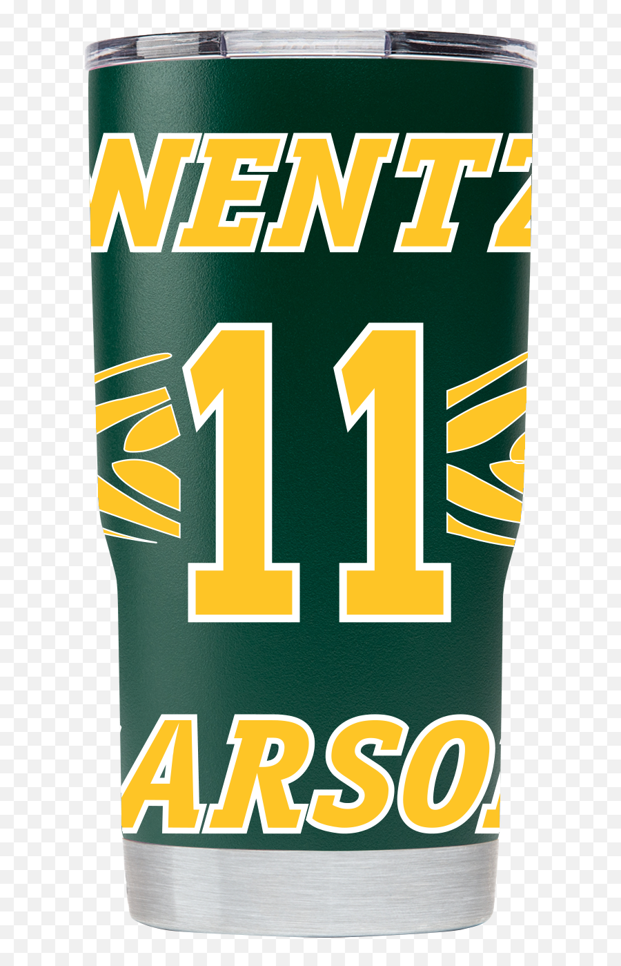 Carson Wentz 20oz Green Tumbler - Tsv 1862 Radeburg Png,Carson Wentz Png