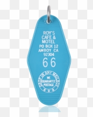 Vintage Motel Key Tag - Vertical png