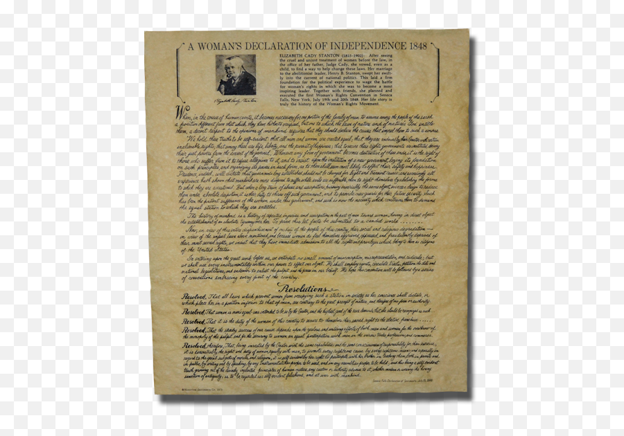 1848 - Declaration 1848 Png,Declaration Of Independence Png