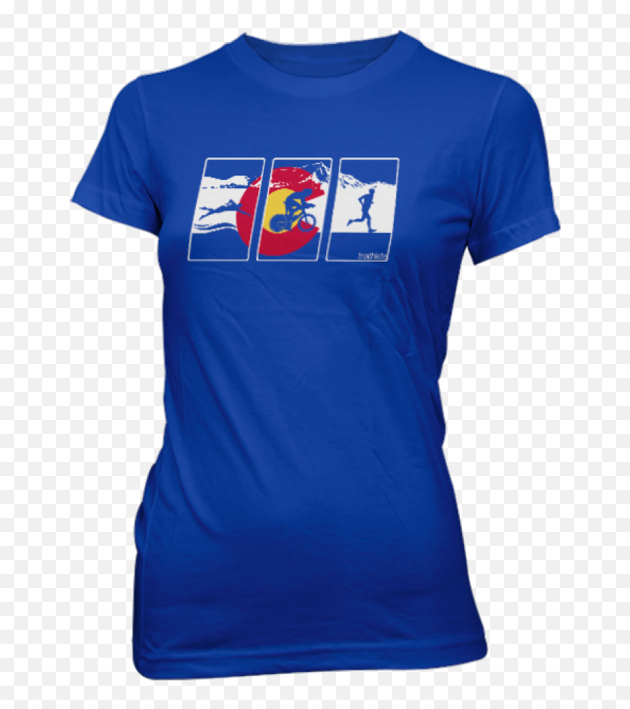 Triathlete Colorado Flag - Cry Baby T Shirt Png,Colorado Flag Png
