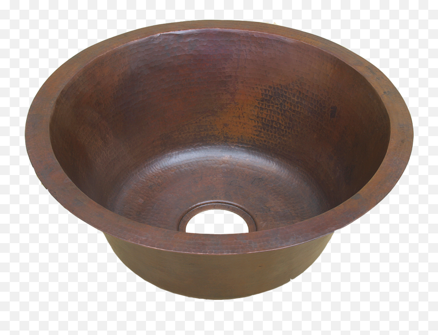 Copper Potter Hammered Farmhouse Sink U2013 Single Bowl Rounded Front U2014 Blue Pearl Stone Png