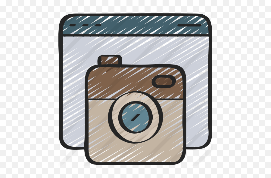 Instagram - Free Social Media Icons Digital Camera Png,Instagram Camera Icon
