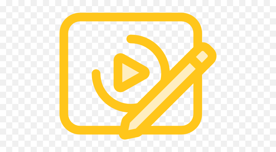 Edit Video Player Tools - Video Yellow Icon Png,Video Editing Icon Png