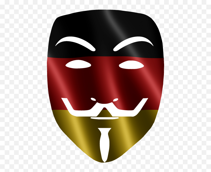 Download Tees T Shirts Anonymous Mask Germany - Emblem Png,Anonymous Mask Png