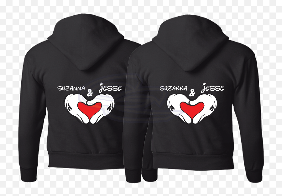 Download Mickey Mouse Heart Hand Signs - Mickey Mouse Png Hoodie,Mickey Mouse Ears Png