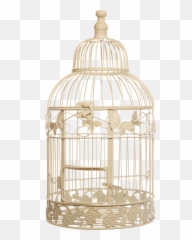 Download White Bird Cage Png Image For Free - Cages