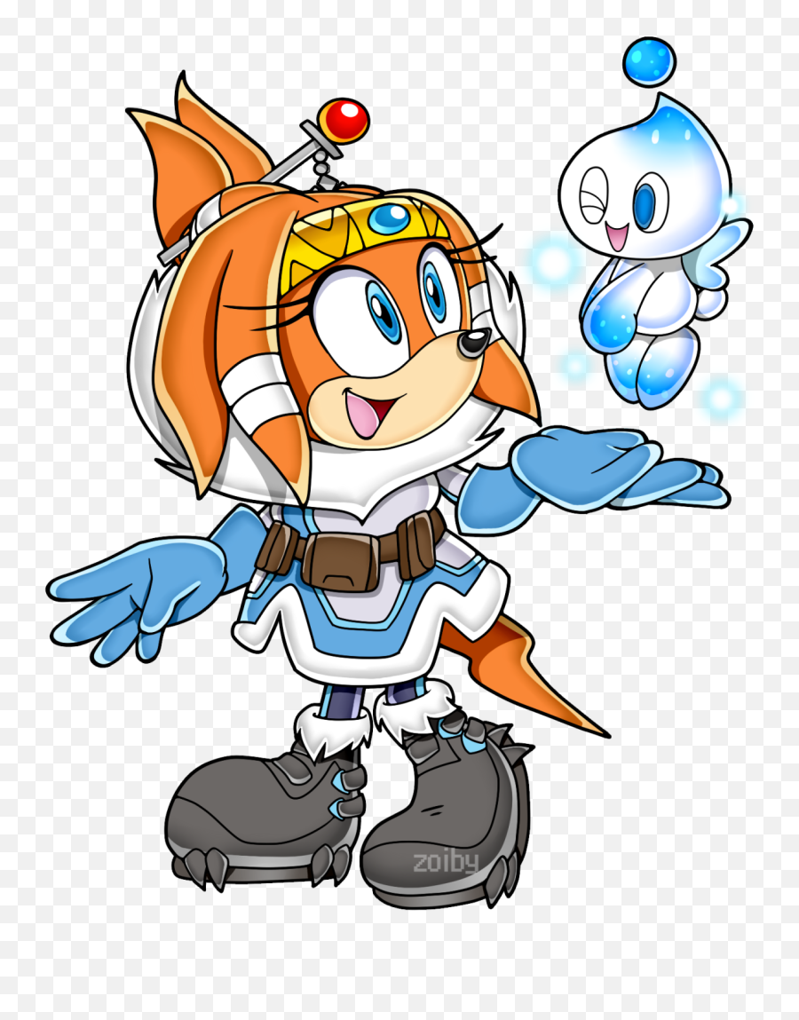 Download Hd U201c Mei Tikal More Sonicoverwatch Here U201d - Tikal Sonic Overwatch Crossover Png,Mei Overwatch Png