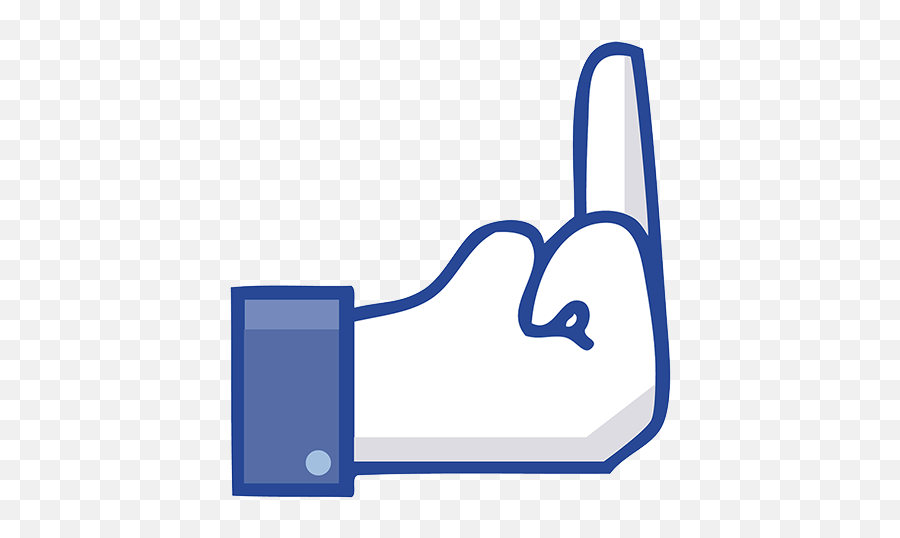 Middle Finger Icon Png Full Size Download Seekpng - Facebook Middle Finger,Fingure Icon