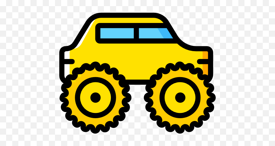 Vehicle Automobile Monster Truck Transportation - Top Rated Icon Png,Monster Truck Icon