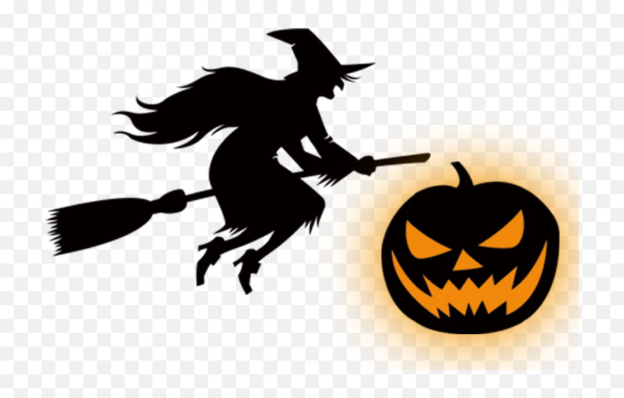 Witchs Broom Witchcraft Clip Art - Halloween Pumpkin Witch Halloween Png,Sorcerer Png