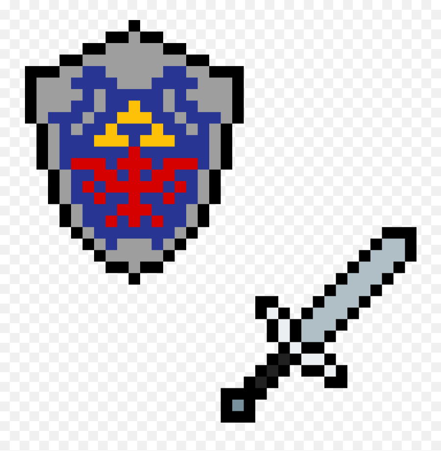 Pixilart - Shield And Attack Icon By Therealkenny Png,Strike Icon