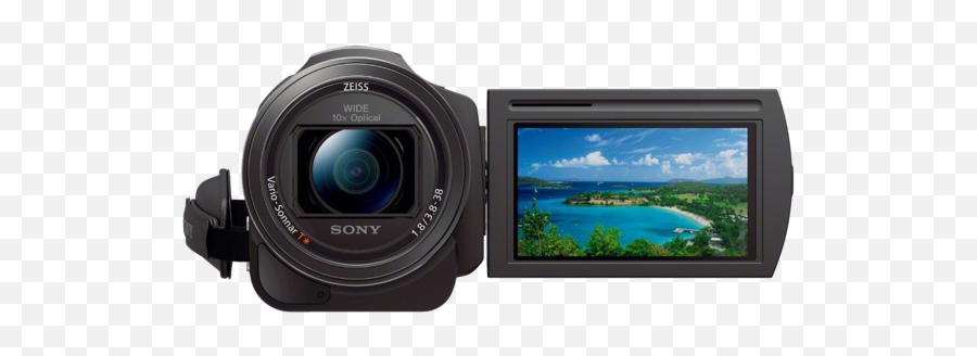Sony 4k Hd Video Recording Fdrax33 Handycam Camcorder - Sony Fdr Ax33b Handycam 4k Png,Camcorder Png