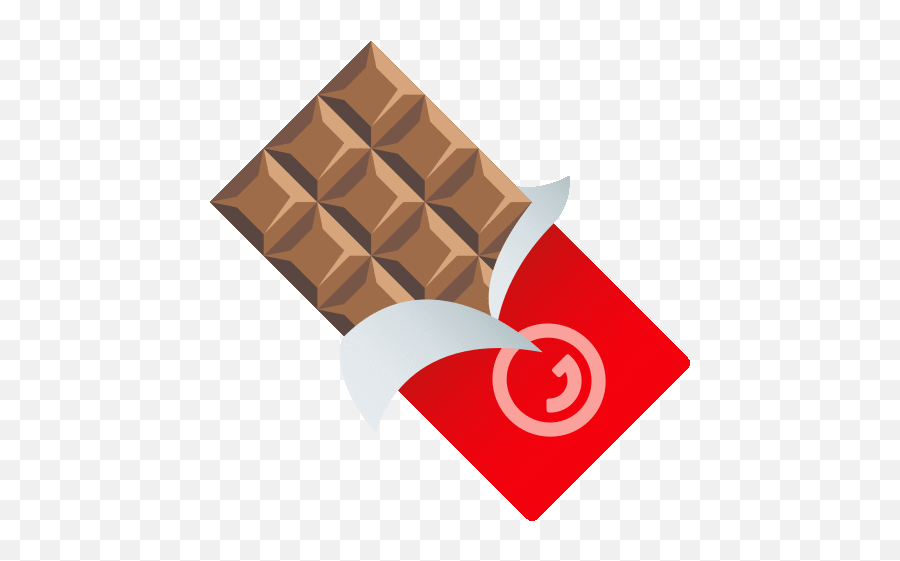 Chocolate Bar Food Sticker - Chocolate Bar Food Joy Pixels Chocolate Png,Candy Bar Icon