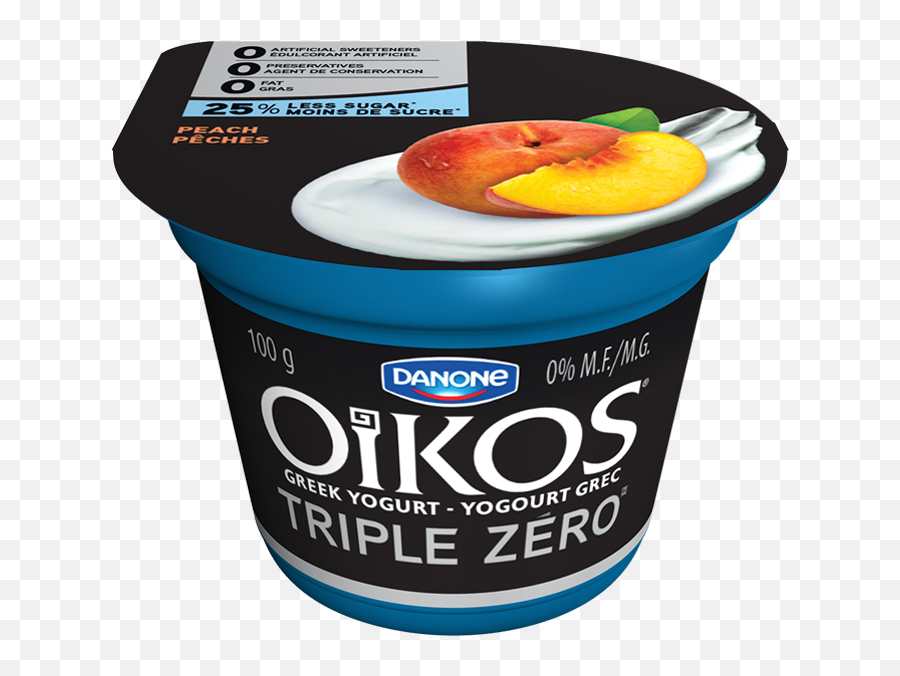Triple Zero Peaches Oikos Canada - Oikos Triple Zero Peach Png,Yogurt Png